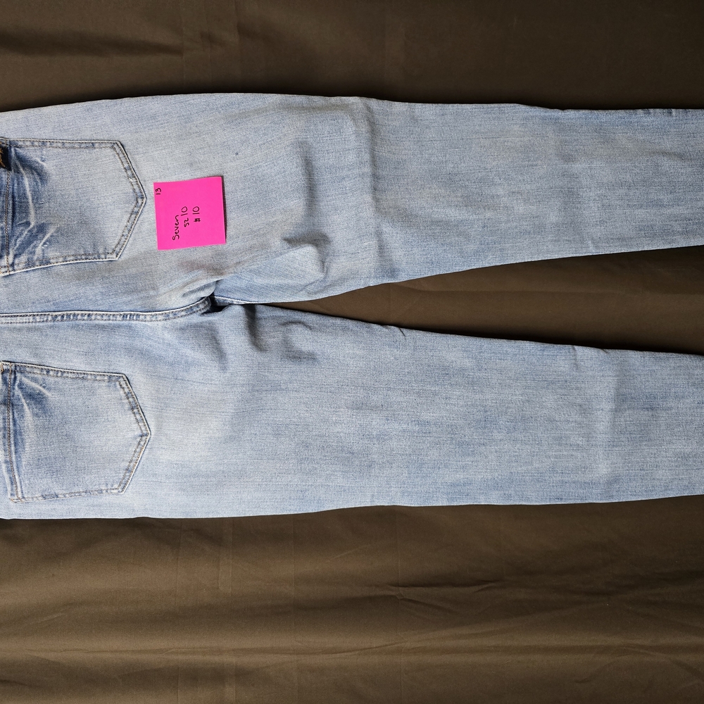 Seven7 Blue Skinny Jeans Classic Denim